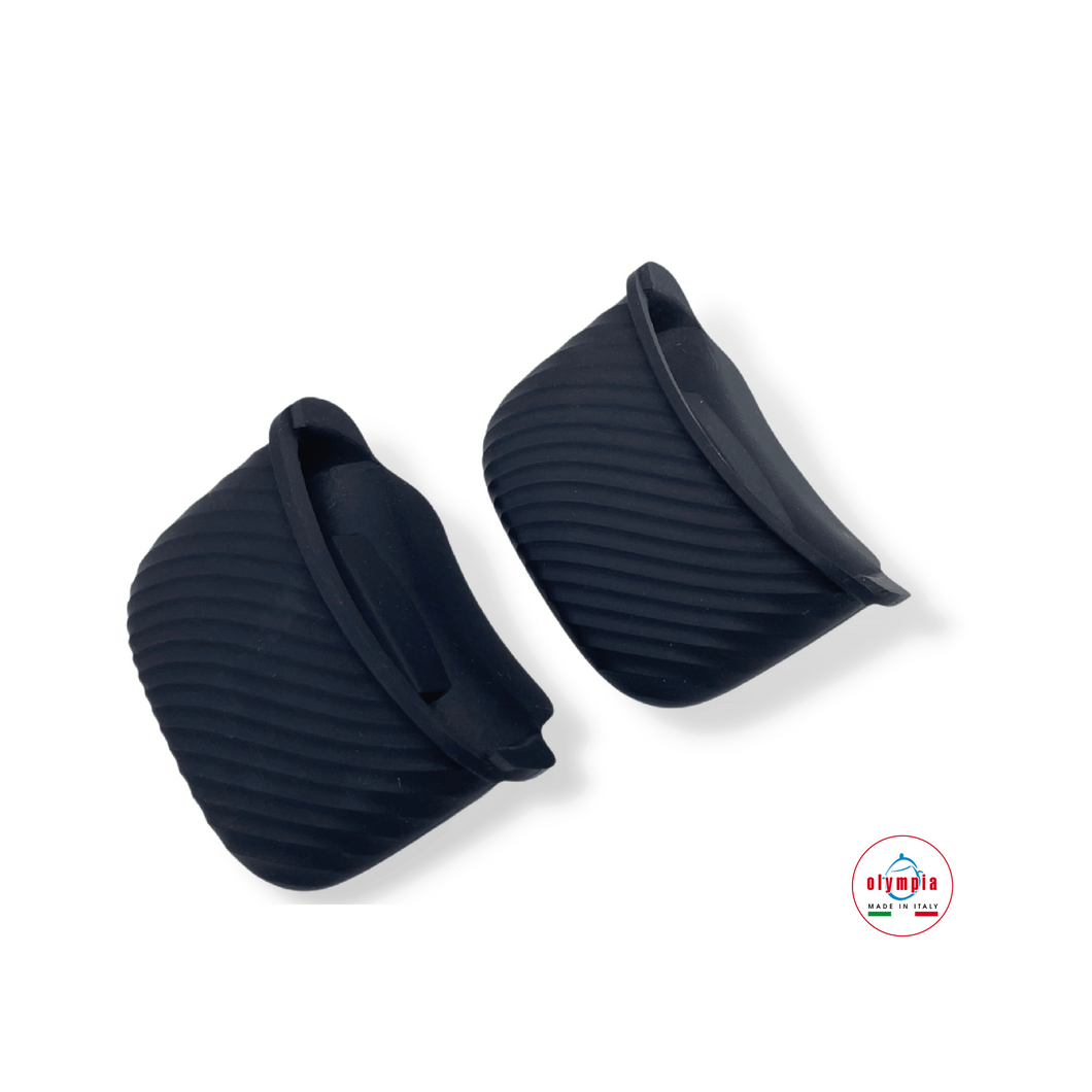 BLACK SILICONE HANDLE COVERS 2 pcs